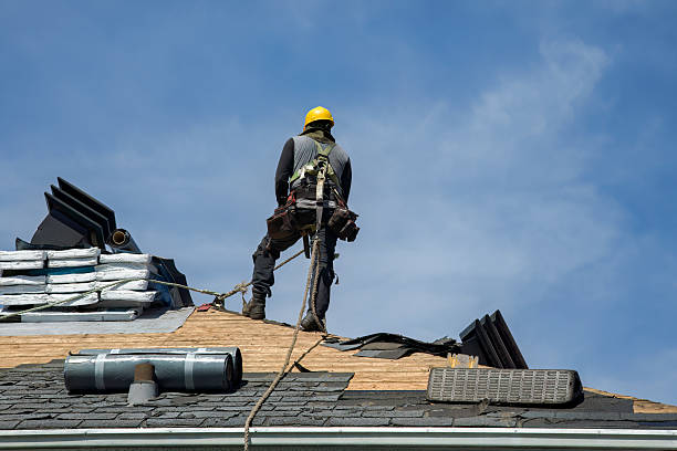 Professional Roof Replacement technician working in Staten Island, NY